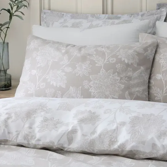 Tammi Trail Duvet Cover & Pillowcase Set - Natural, Cotton alternate view