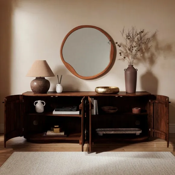 Tarla Extra Wide Sideboard - Dark Mango, Mango Wood alternate view