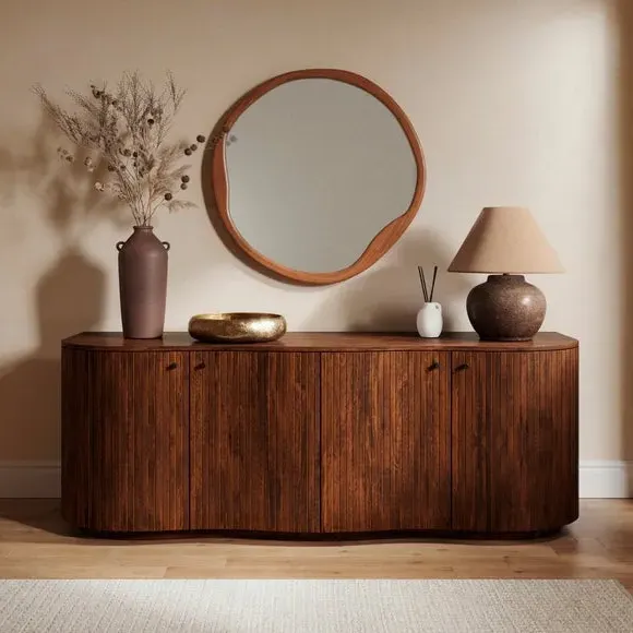 Tarla Extra Wide Sideboard - Dark Mango, Mango Wood product