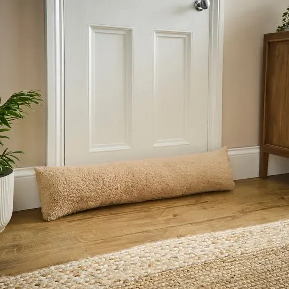 Teddy Bear Draught Excluder - Taupe product