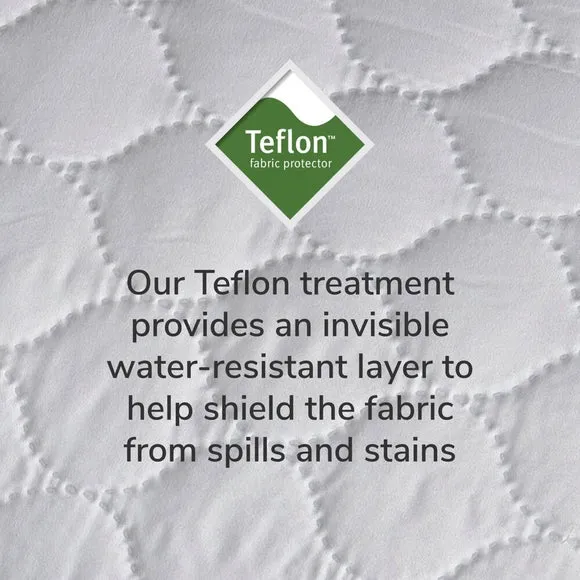 Stain Resistant Duvet Protector - White, Polyester alternate view