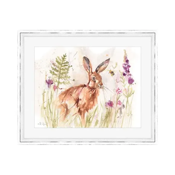 Hazy Afternoon Framed Print - Brown alternate view
