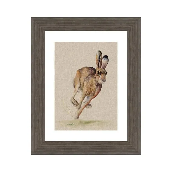 Framed Print Holly Hare Design - Natural alternate view