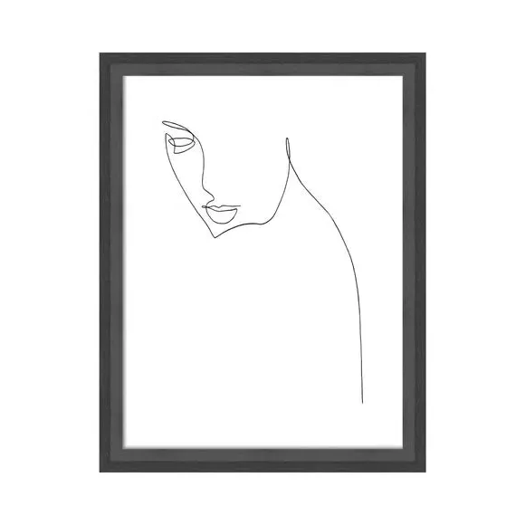 Framed Print Serenity - Black/White alternate view