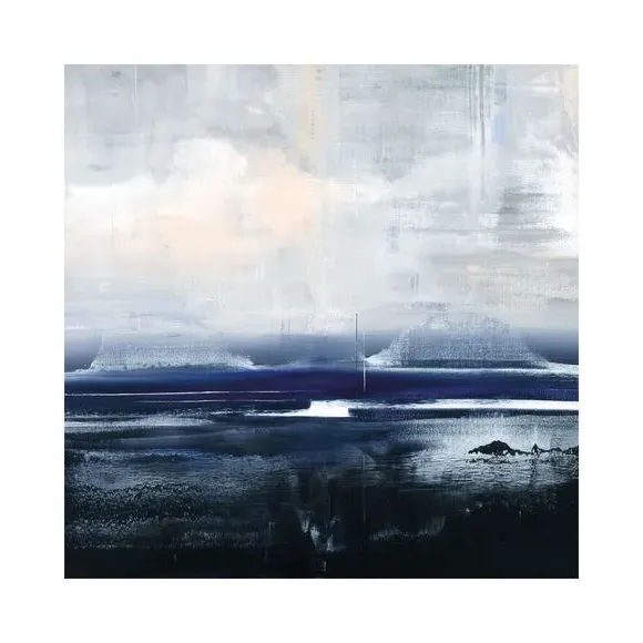 Canvas Wall Art Print - Blue, Ready to Hang alternate view