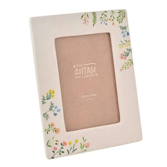 Floral Photo Frame with Botanical Design - Natural alternate view