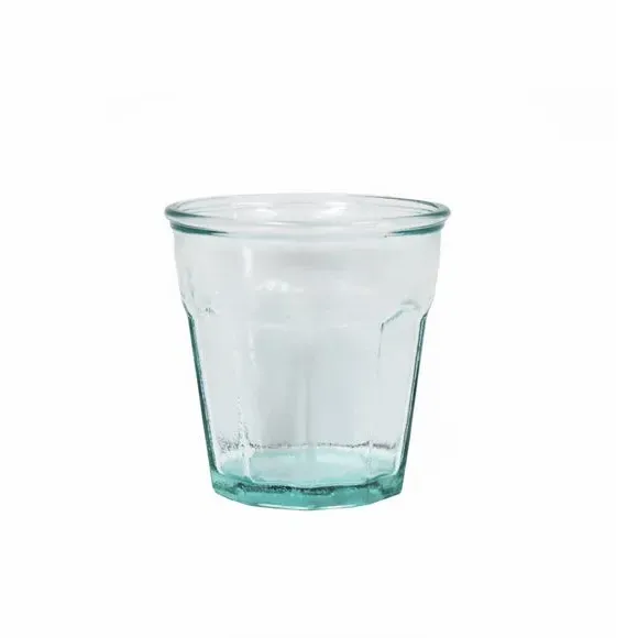The Edited Life Small Tumbler - Clear, Recycled Glass alternate view