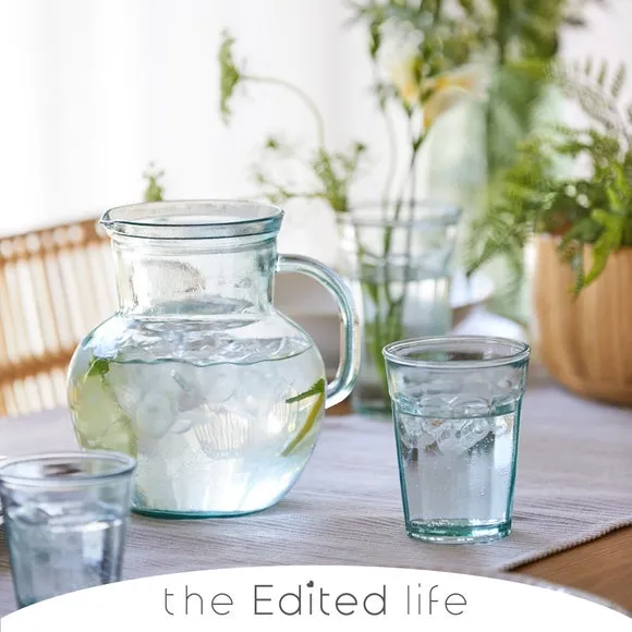 The Edited Life Small Tumbler - Clear, Recycled Glass product