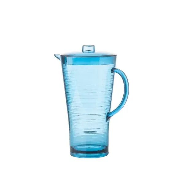 2L Water Pitcher with Ice Lid - Blue alternate view