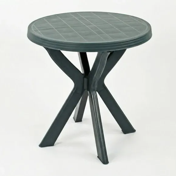 Round Bistro Table - Dark Green alternate view