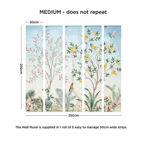 Archive Tree Wall Mural - Multicolor, Non-Woven Paper alternate view