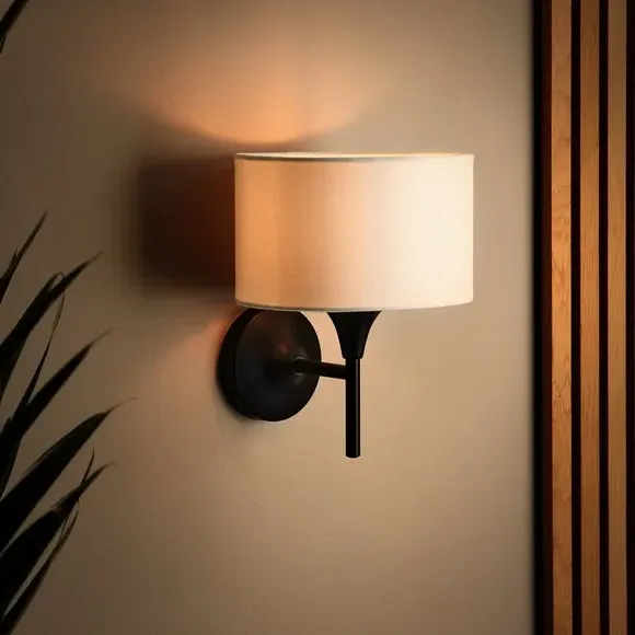 Tromp Wall Light - Black/White alternate view