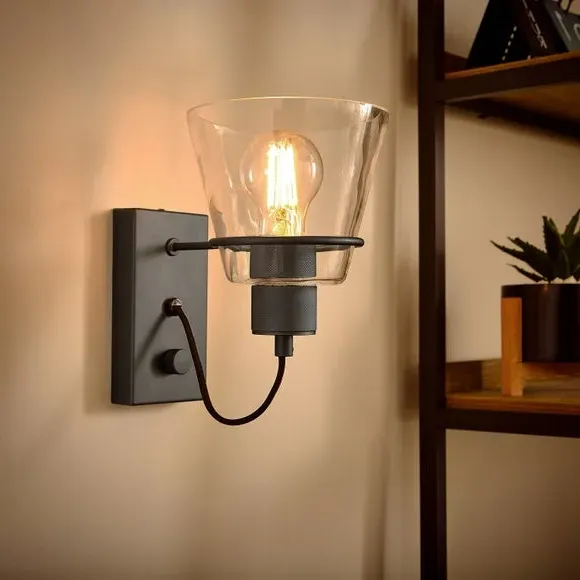 Valdez Industrial Wall Light - Black alternate view