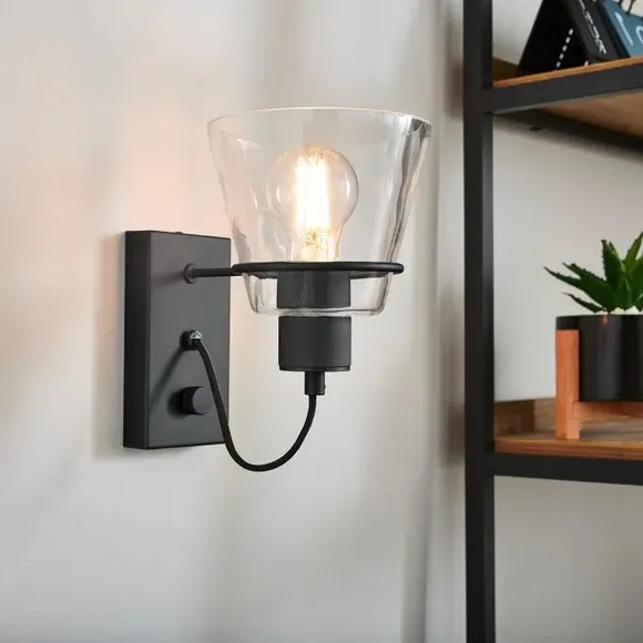 Valdez Industrial Wall Light - Black product