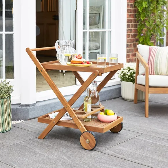 Vienna Garden Tea Trolley - Acacia Wood product