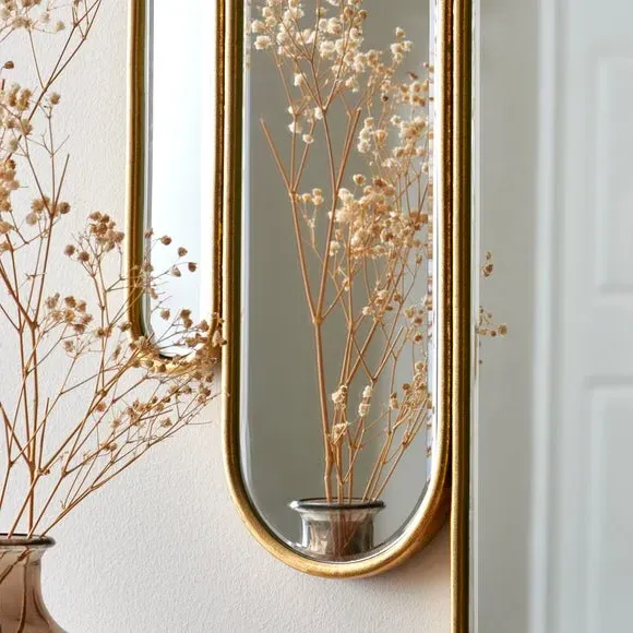 Vivian Wall Mirror - Gold alternate view