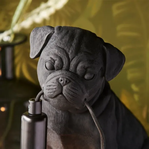 Puppy Table Lamp with Switch - Black, Resin alternate view