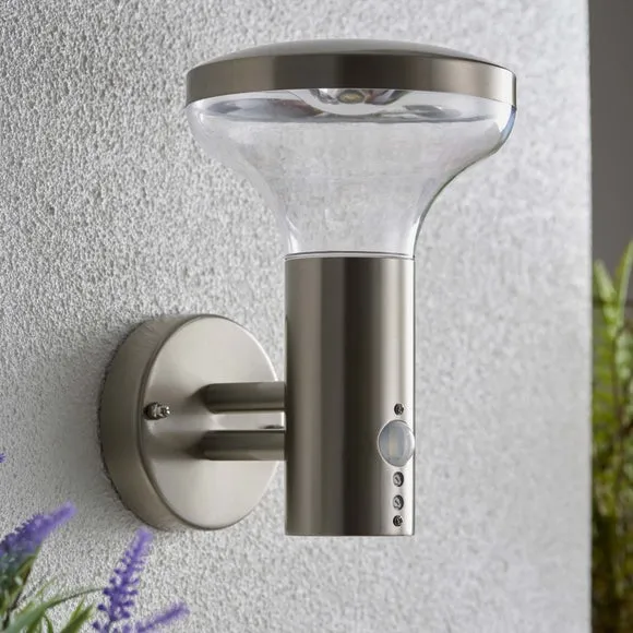Kenzo Outdoor PIR Wall Light - Silver alternate view