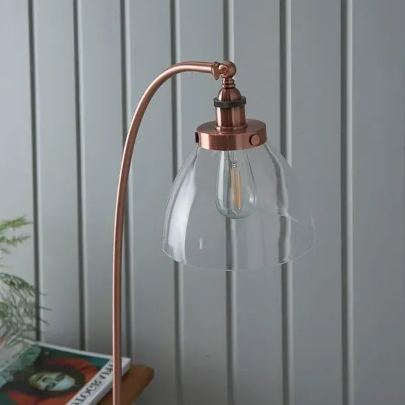 Adjustable Floor Lamp - Copper, Glass alternate view