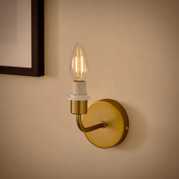 Wallace Wall Light Fitting - Gold alternate view