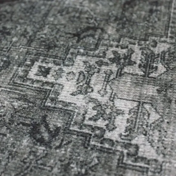 Gabriella Washable Rug Traditional Design - Monochrome, Polyester alternate view