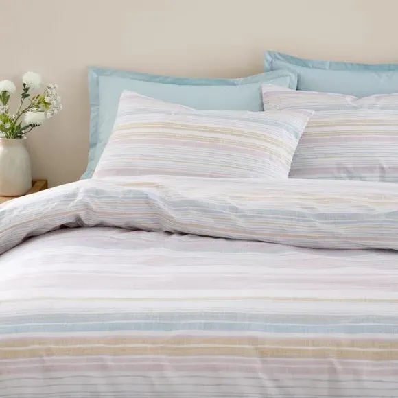 Washy Stripe Duvet Cover & Pillowcase Set - Cotton, TENCEL alternate view