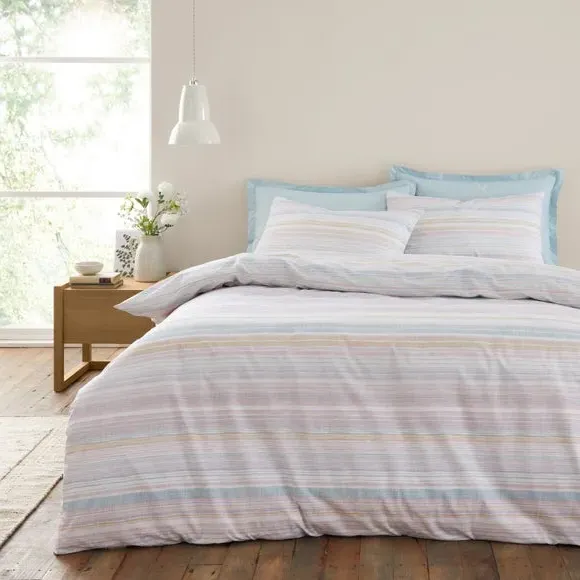 Washy Stripe Duvet Cover & Pillowcase Set - Cotton, TENCEL product