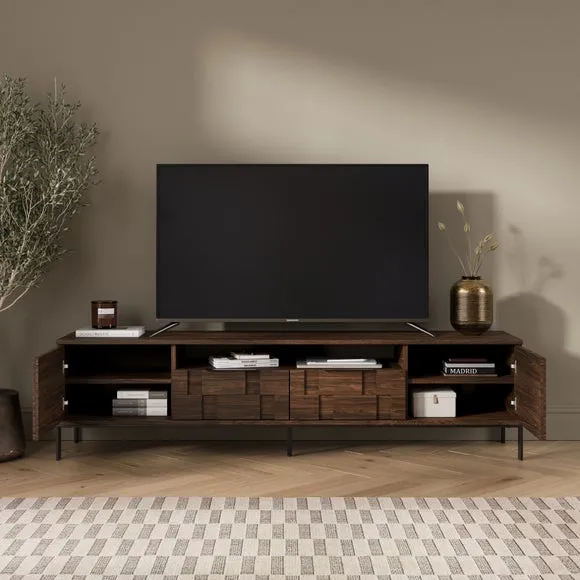 Watson Extra Wide TV Unit - Walnut Effect alternate view