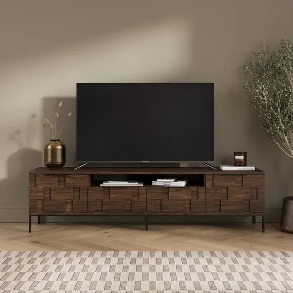 Watson Extra Wide TV Unit - Walnut Effect product