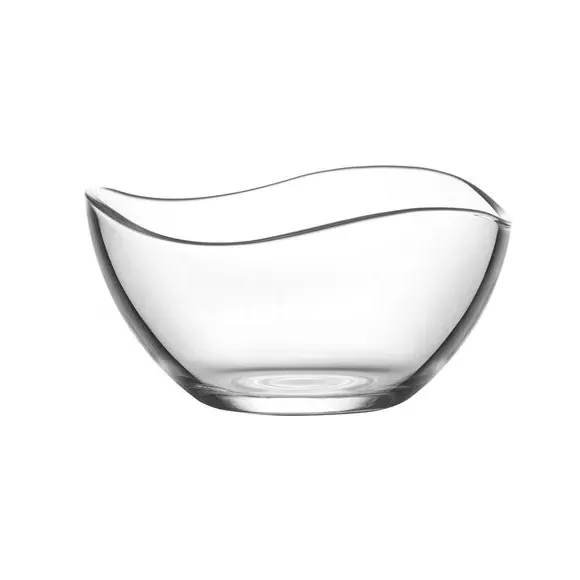 Wave Glass Dessert Bowl - Clear product