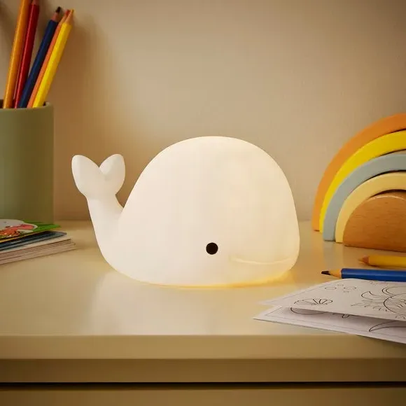 Whale LED Night Light - White alternate view
