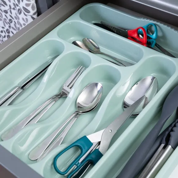 Casa 4-Piece Kitchen Set with Drainer - Sage Green alternate view