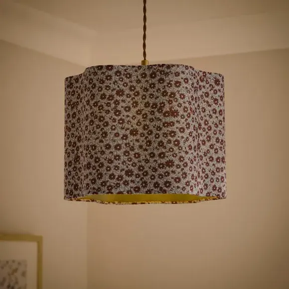 Wiggle Ditsy Floral Easy Fit Lamp Shade - Multicolor, Polyester alternate view
