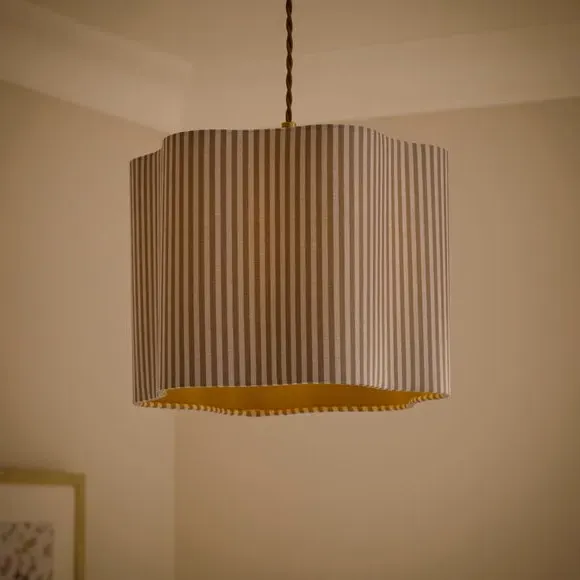 Wiggle Stripe Easy Fit Lamp Shade - Multicolor, Polyester alternate view