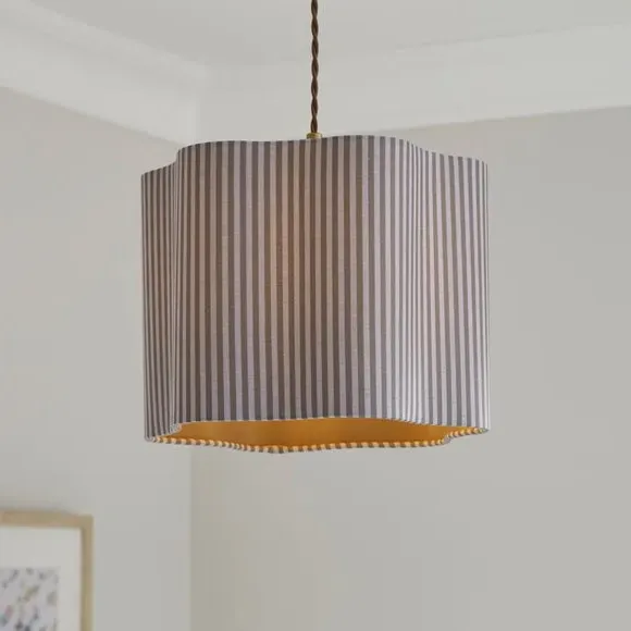 Wiggle Stripe Easy Fit Lamp Shade - Multicolor, Polyester product