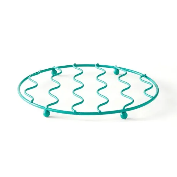 Wiggle Trivet - Green, Iron alternate view