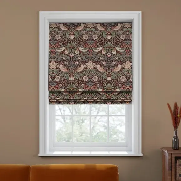 Made to Measure Roman Blind - Merlot, Cotton by Dunelm, image 3