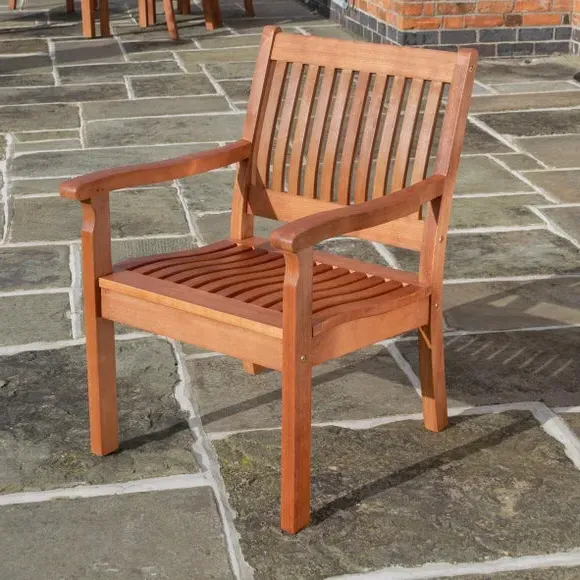 Willington Garden Armchair - Brown, Hardwood product