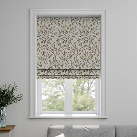 Made to Measure Roman Blind - Stone, Velvet by Dunelm, image 3