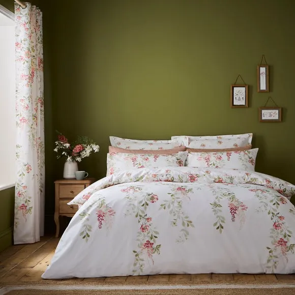 Wisteria Trail Oxford Pillowcase - Pink, Polycotton alternate view
