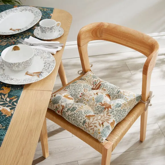 Woodland Tale Reversible Seat Pad - Natural product