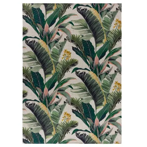 Washable Indoor Outdoor Rug - Multicolor, Polyester alternate view