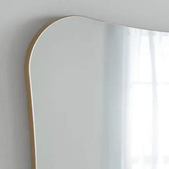 Barnsbury Pebble Full Length Wall Mirror - Gold alternate view
