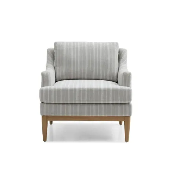 Occasional Chair with Sprung Seat - Natural, Chenille alternate view