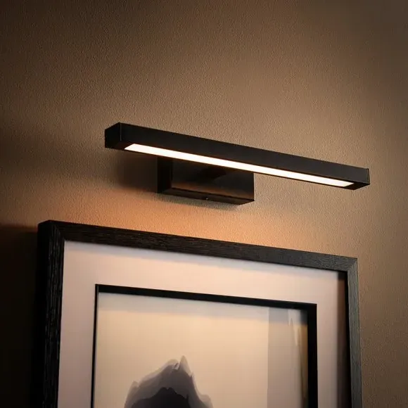 Zoie LED Adjustable Picture Wall Light - Black alternate view