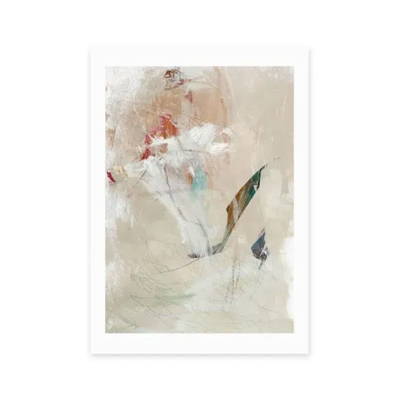 Abstract Wall Print - Natural alternate view