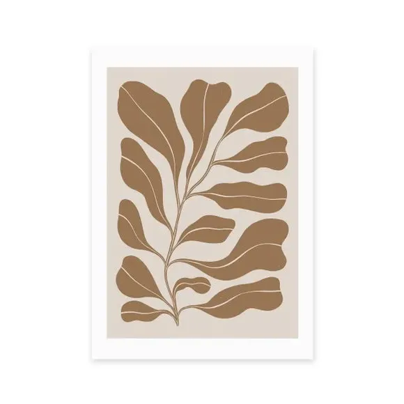 Branch Art Print - Brown alternate view