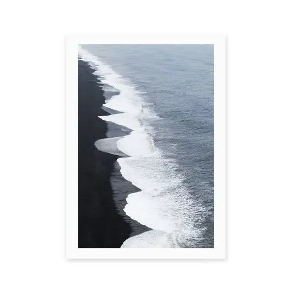 Coastal Print with Frame Options - Blue alternate view