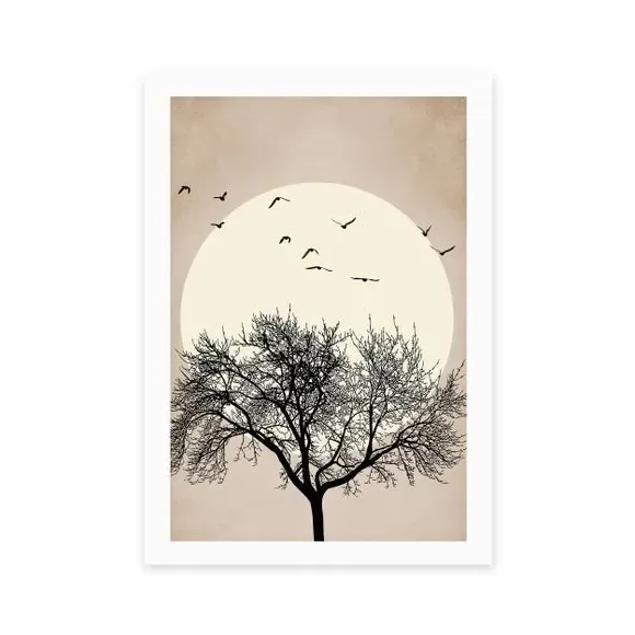 Dreamers Bright Wall Print - Black, Paper alternate view