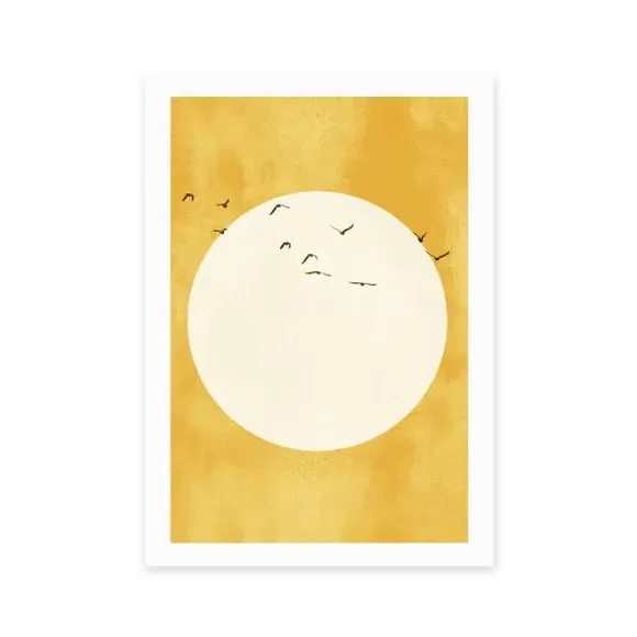 Eternal Sunshine Wall Print - Yellow alternate view
